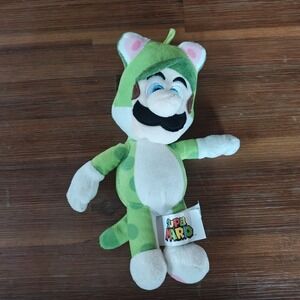 Super Mario Luigi Cat Suit Giant 9" Soft Plush Toy Nintendo‎